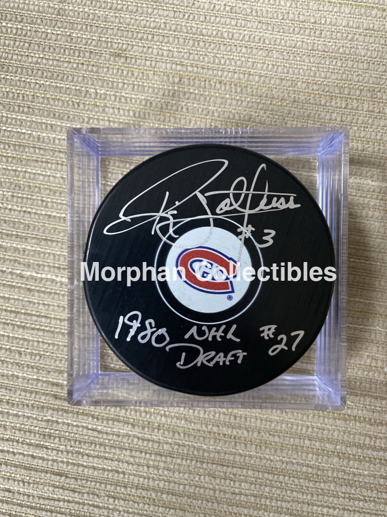 Ric Nattress - Autographed Montreal Puck