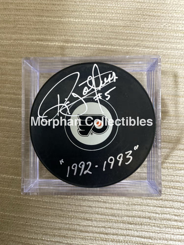 Ric Nattress - Autographed Toronto Puck