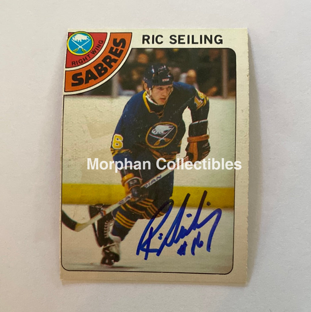 Ric Seiling - Autographed Card 1978-79 Opc Rookie