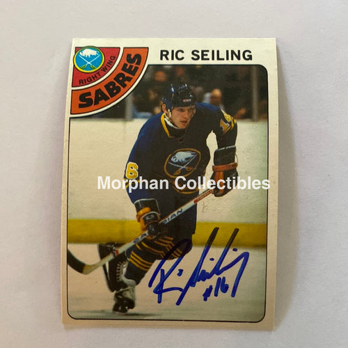 Ric Seiling - Autographed Card 1978-79 Opc Rookie