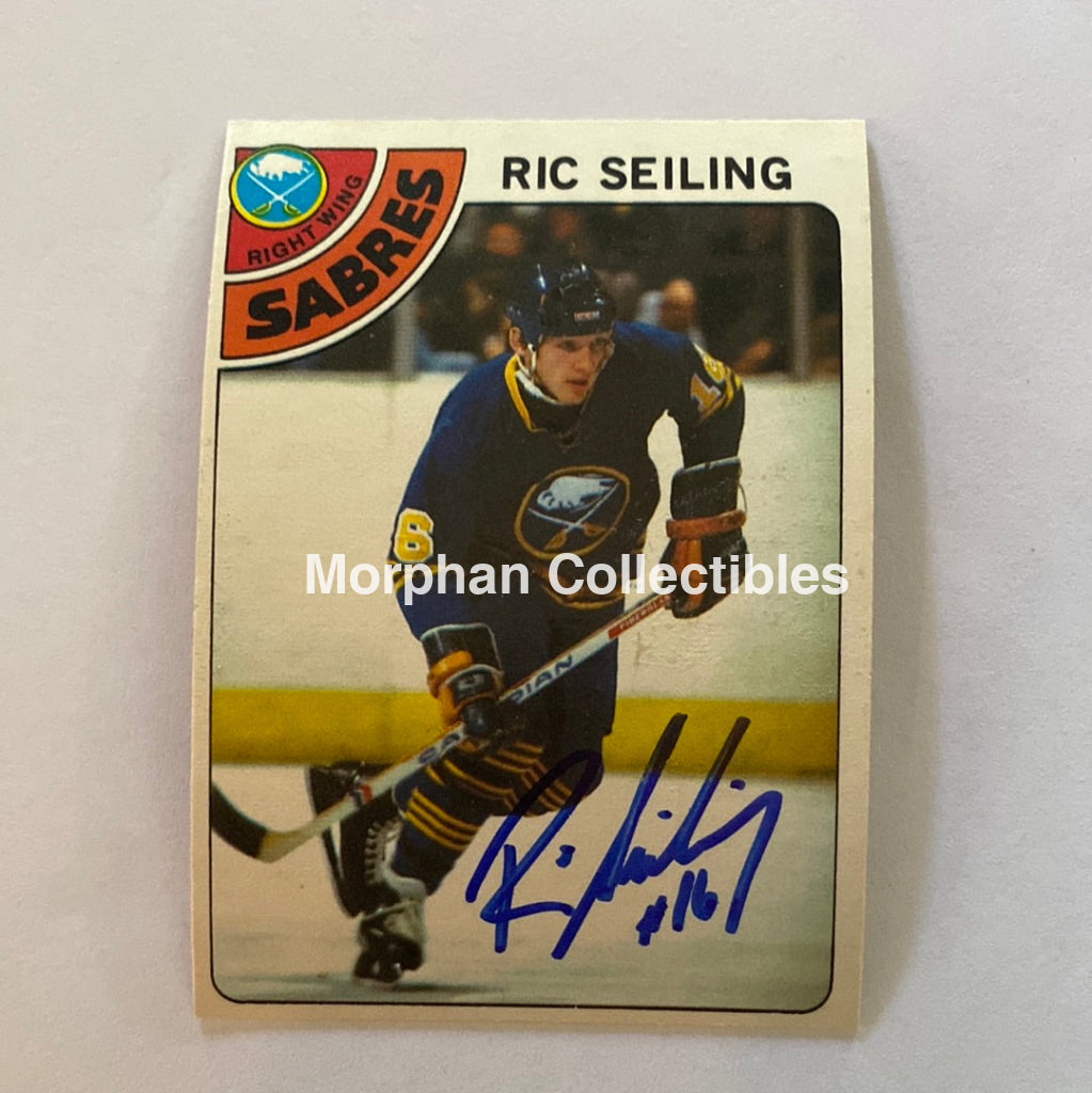 Ric Seiling - Autographed Card 1978-79 Opc Rookie