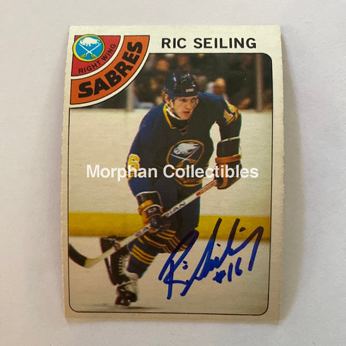 Ric Seiling - Autographed Card 1978-79 Opc Rookie