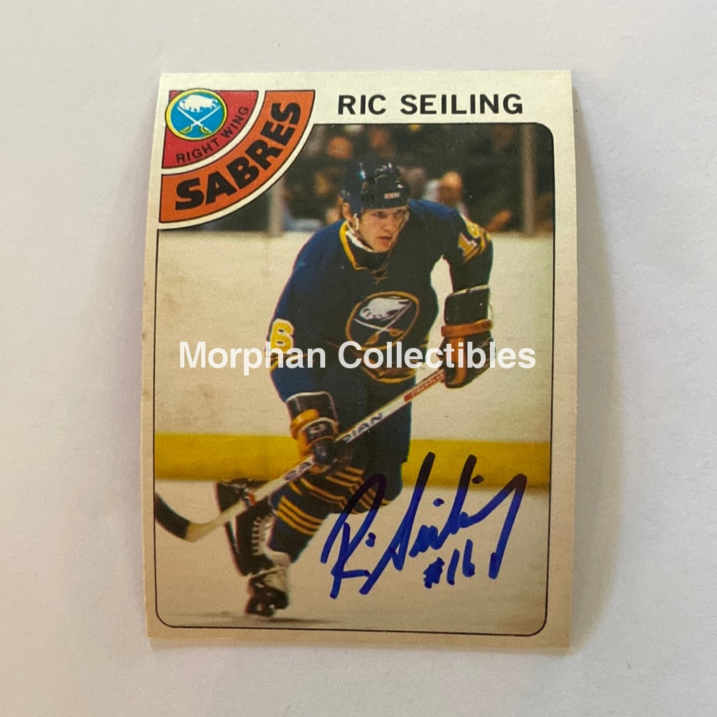 Ric Seiling - Autographed Card 1978-79 Opc Rookie