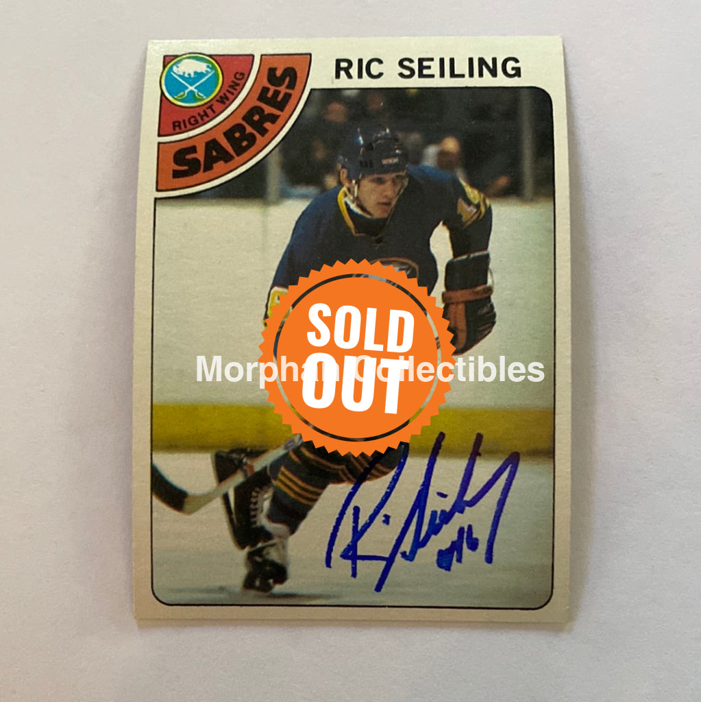 Ric Seiling - Autographed Card 1978-79 Topps Rookie