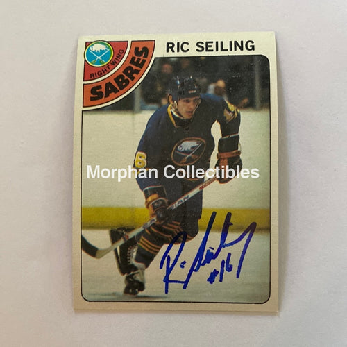 Ric Seiling - Autographed Card 1978-79 Topps Rookie