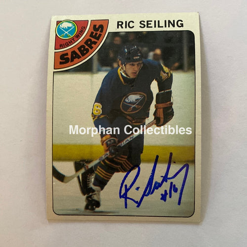 Ric Seiling - Autographed Card 1978-79 Topps Rookie