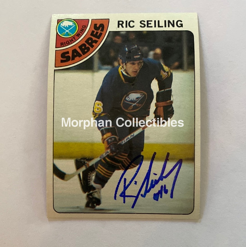 Ric Seiling - Autographed Card 1978-79 Topps Rookie