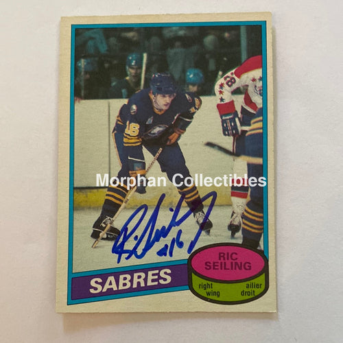 Ric Seiling - Autographed Card 1980-81 Opc
