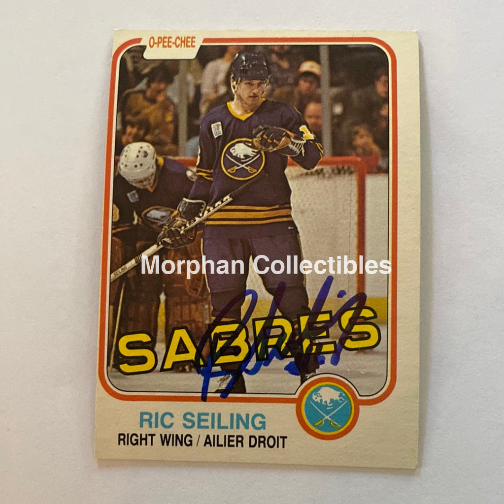 Ric Seiling - Autographed Card 1981-82 Opc