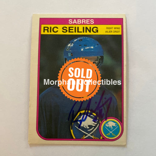 Ric Seiling - Autographed Card 1982-83 Opc