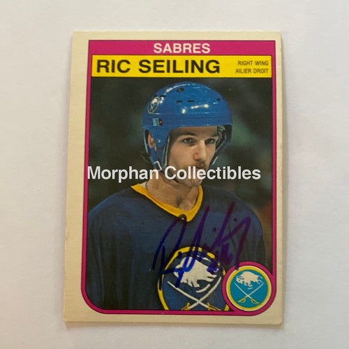 Ric Seiling - Autographed Card 1982-83 Opc