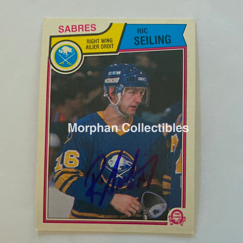 Ric Seiling - Autographed Card 1983-84 Opc