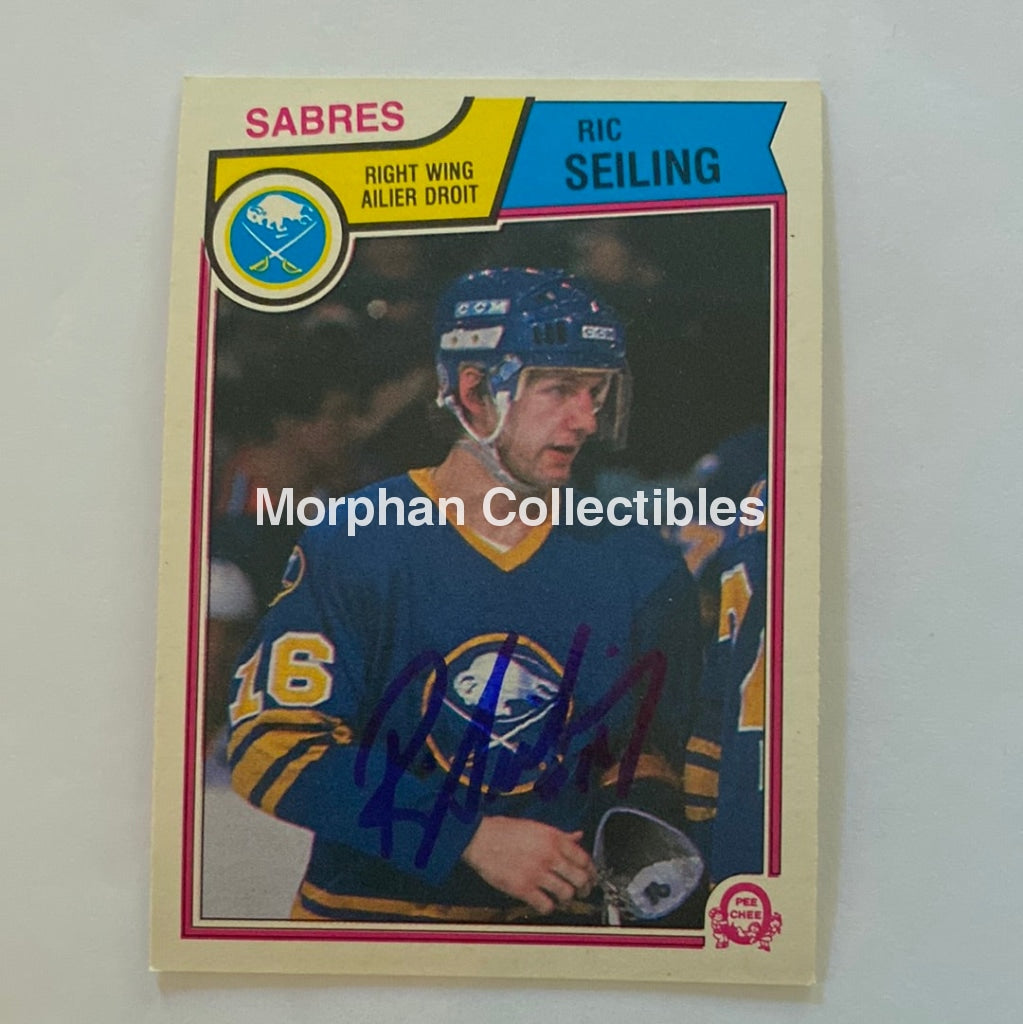 Ric Seiling - Autographed Card 1983-84 Opc