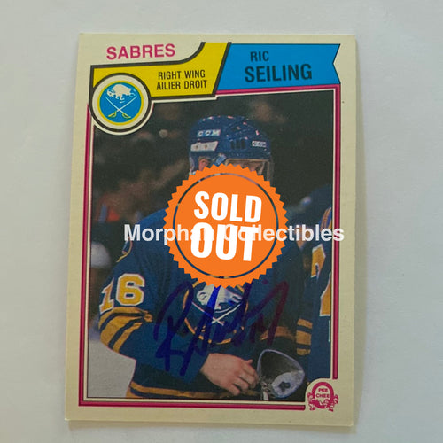 Ric Seiling - Autographed Card 1983-84 Opc