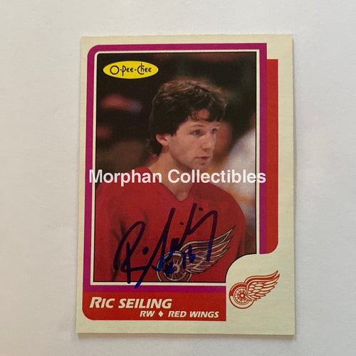 Ric Seiling - Autographed Card 1986-87 Opc