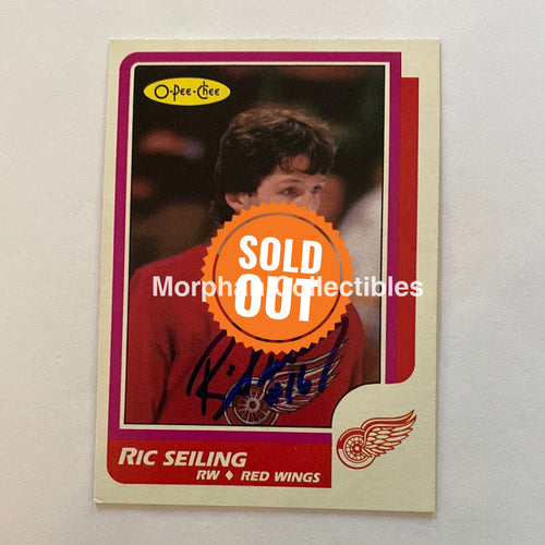 Ric Seiling - Autographed Card 1986-87 Opc