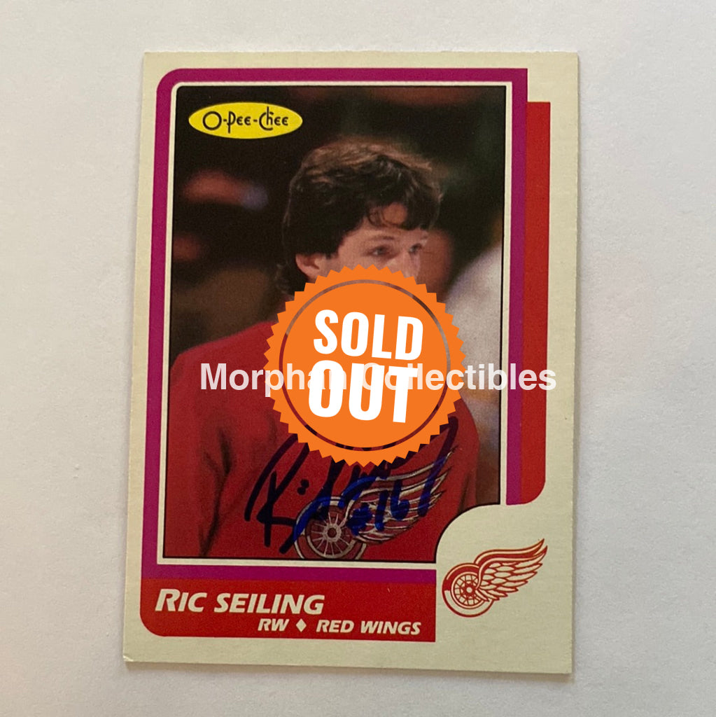Ric Seiling - Autographed Card 1986-87 Opc