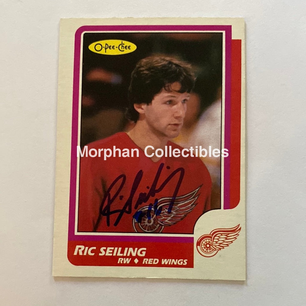 Ric Seiling - Autographed Card 1986-87 Opc