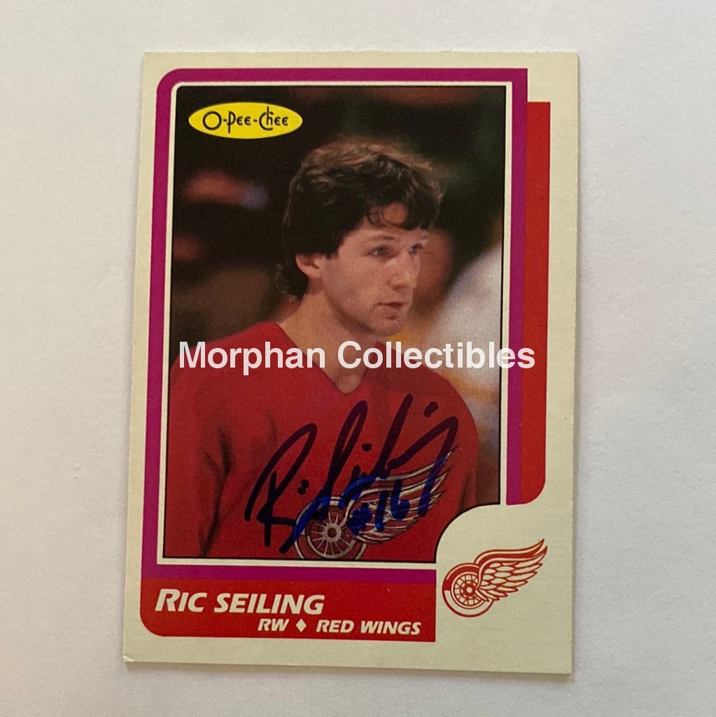 Ric Seiling - Autographed Card 1986-87 Opc