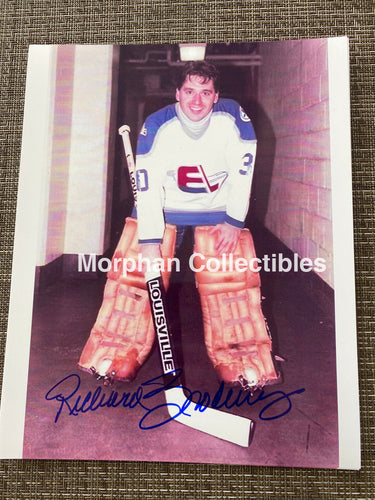 Richard Brodeur - Autographed 8X10 Photo Maine Mariners