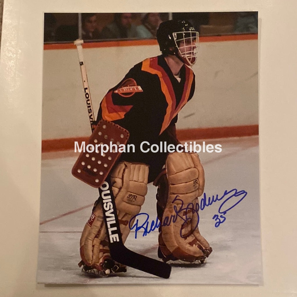 Richard Brodeur - Autographed 8X10 Photo Vancouver Canucks