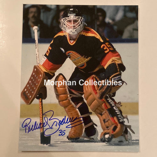 Richard Brodeur - Autographed 8X10 Photo Vancouver Canucks