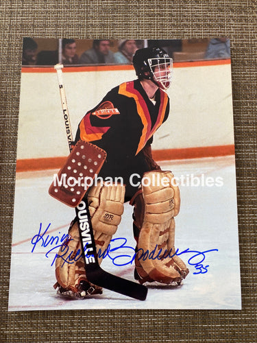 Richard Brodeur - Autographed 8X10 Photo Vancouver Canucks