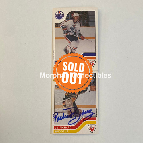 Richard Brodeur - Autographed Card Vachon