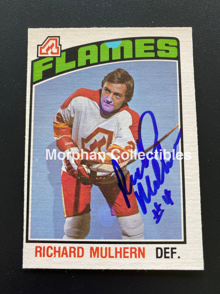 Richard Mulhern - Autographed Card Opc 1976-77