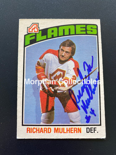 Richard Mulhern - Autographed Card Opc 1976-77