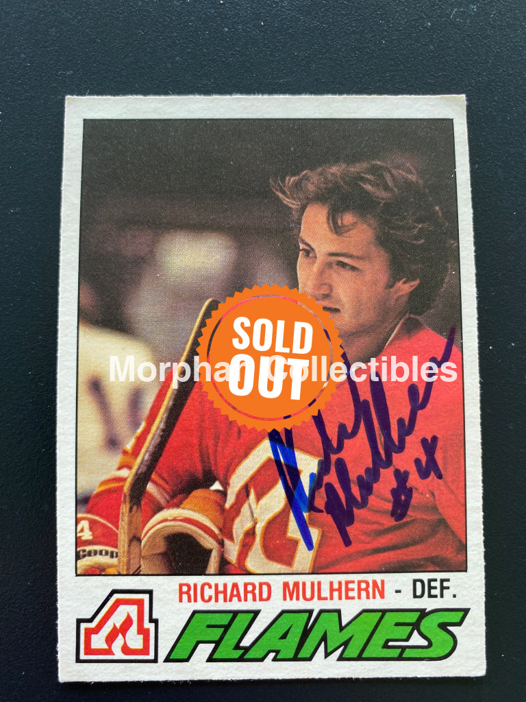 Richard Mulhern - Autographed Card Opc 1977-78
