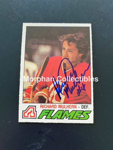 Richard Mulhern - Autographed Card Opc 1977-78