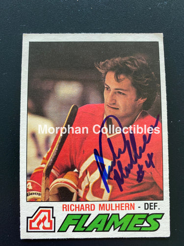 Richard Mulhern - Autographed Card Opc 1977-78