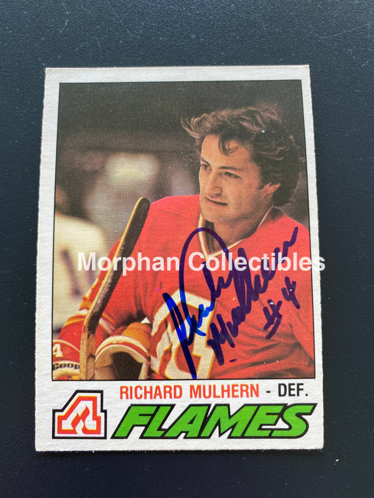 Richard Mulhern - Autographed Card Opc 1977-78