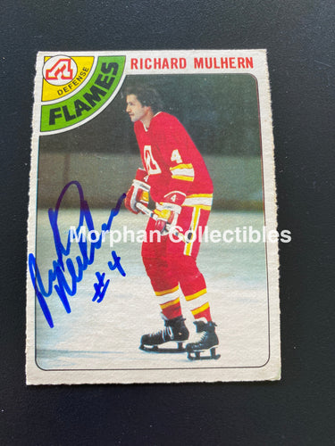 Richard Mulhern - Autographed Card Opc 1978-79