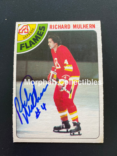 Richard Mulhern - Autographed Card Opc 1978-79