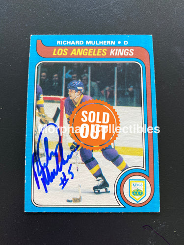 Richard Mulhern - Autographed Card Opc 1979-80