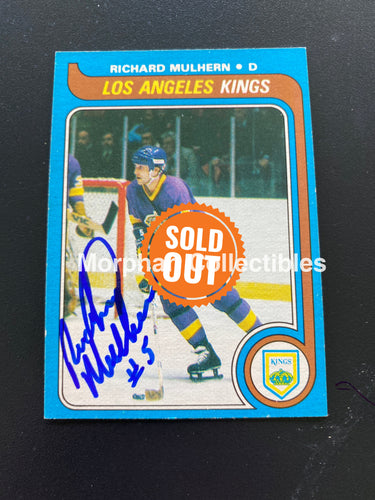 Richard Mulhern - Autographed Card Opc 1979-80