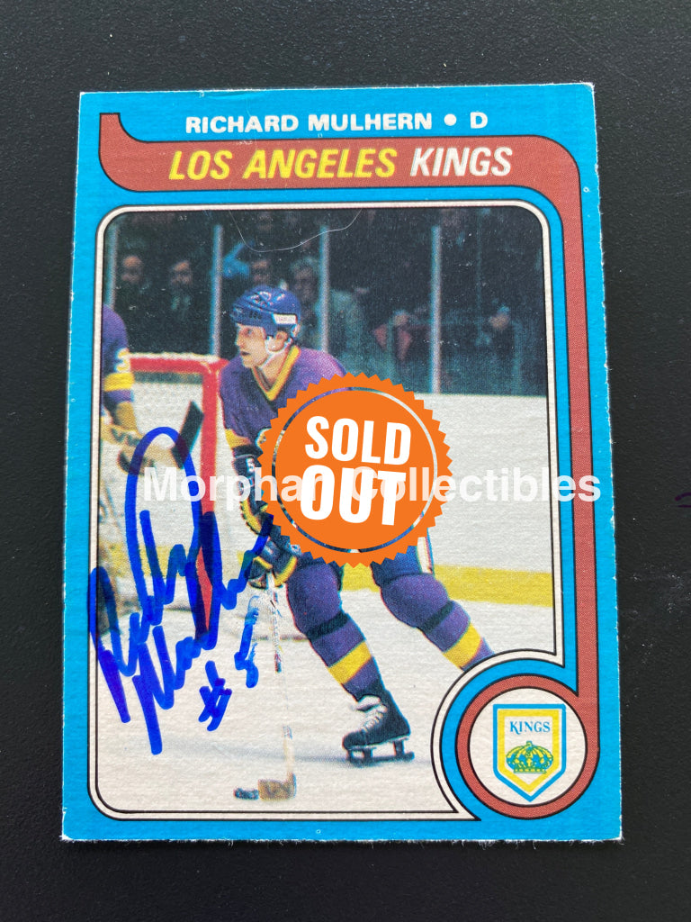 Richard Mulhern - Autographed Card Opc 1979-80