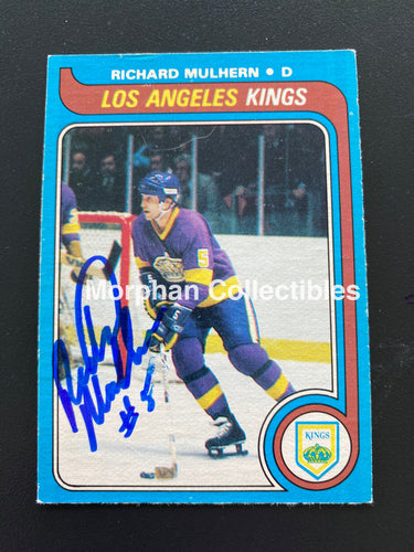 Richard Mulhern - Autographed Card Opc 1979-80