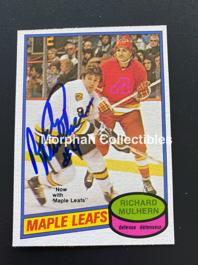 Richard Mulhern - Autographed Card Opc 1980-81