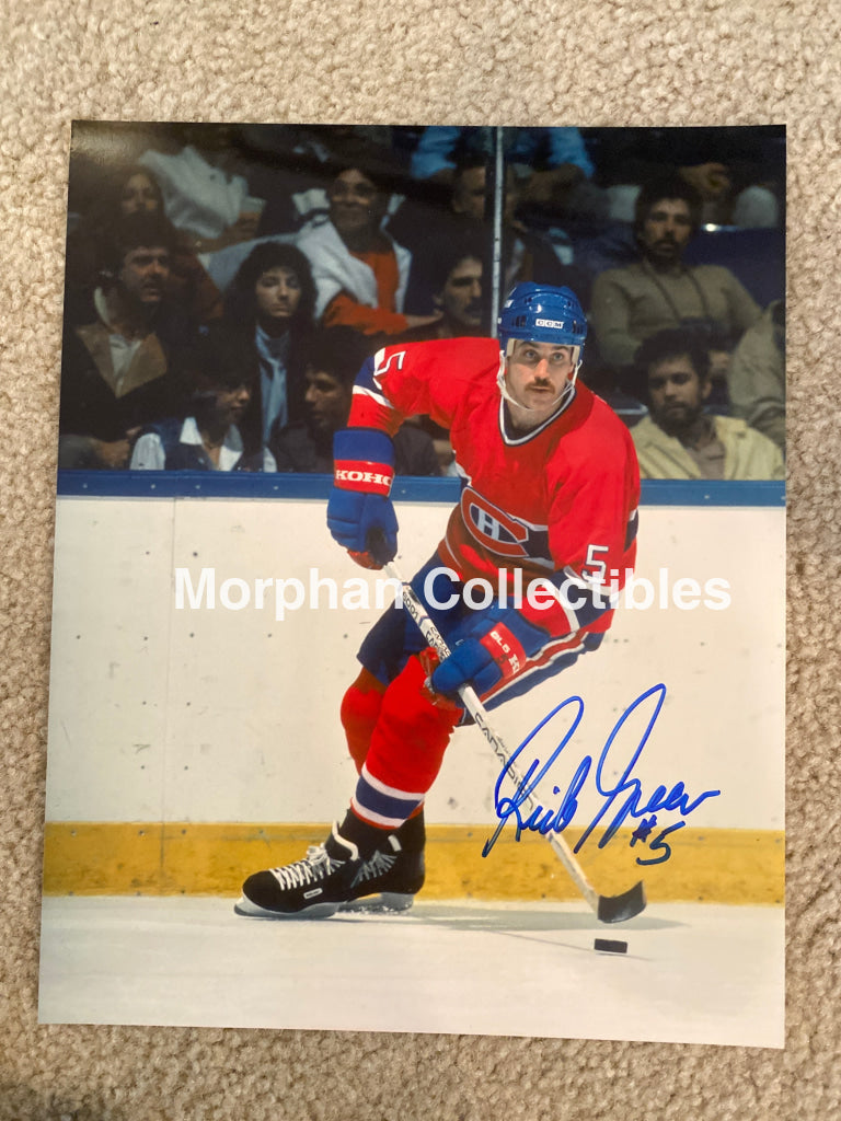 Rick Green - Autographed 8X10 Photo Montreal Canadiens Scratc