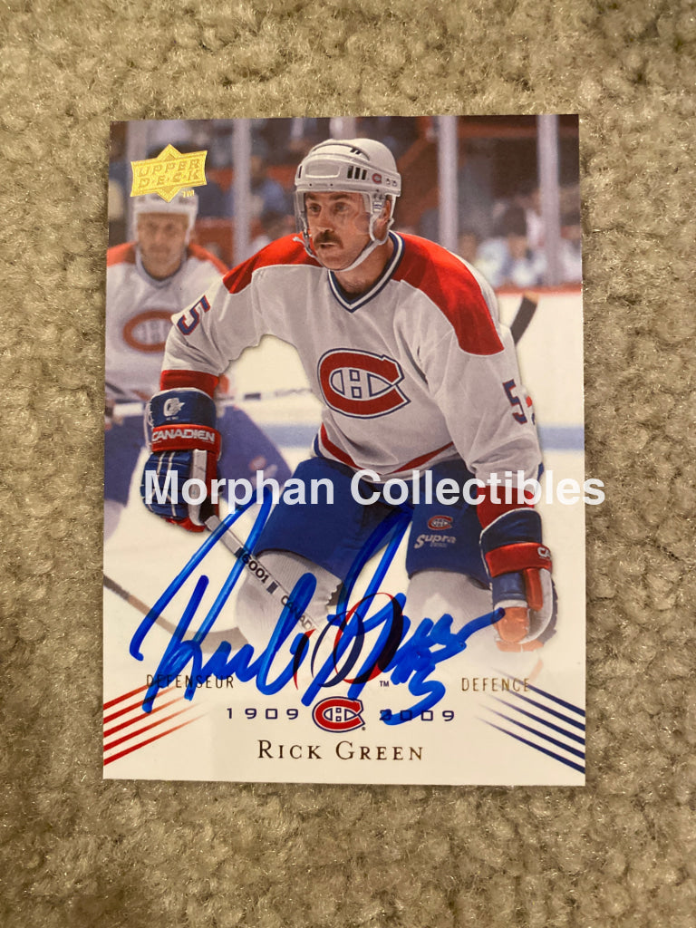 Rick Green - Autographed Card Montreal Centennial