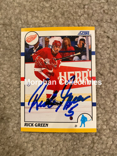 Rick Green - Autographed Card Score 1990 Traded