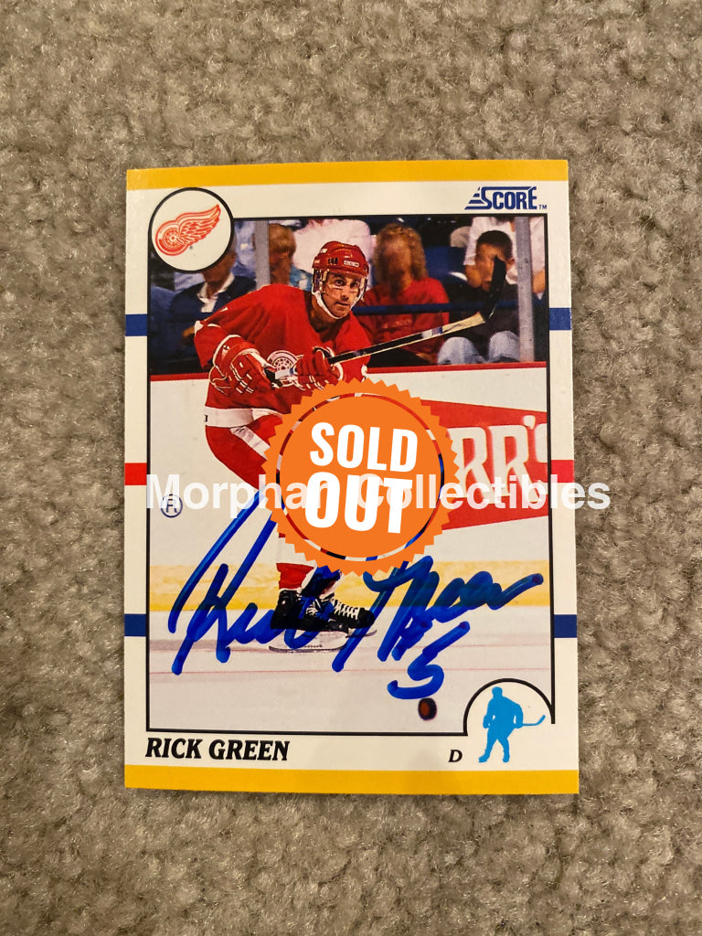 Rick Green - Autographed Card Score 1990 Traded