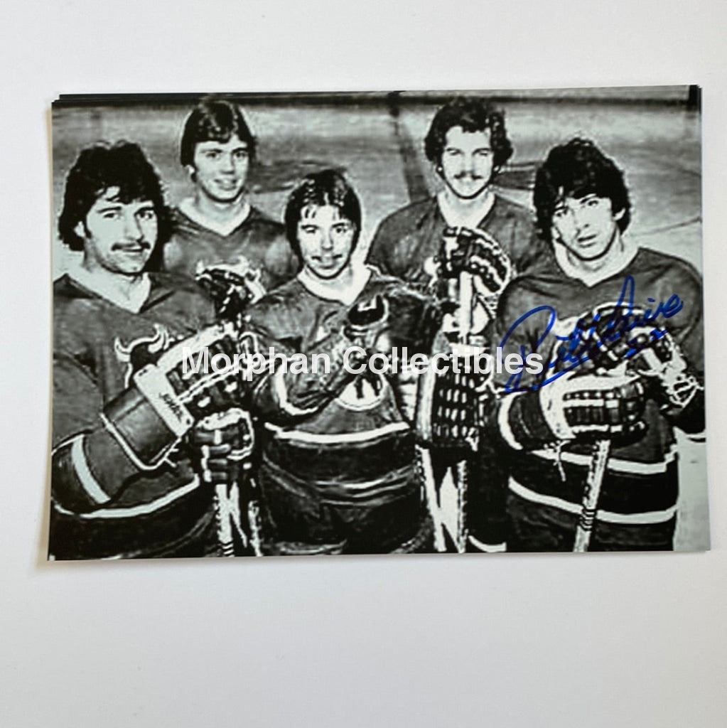 Rick Vaive - Autographed 4 X 6 Photo Belleville Bulls Note Quality