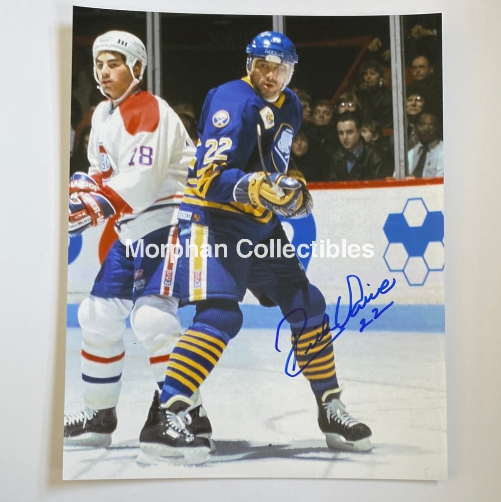 Rick Vaive - Autographed 8X10 Photo Buffalo Sabres