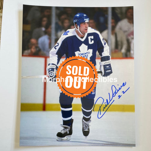 Rick Vaive - Autographed 8X10 Photo Toronto Maple Leafs #1