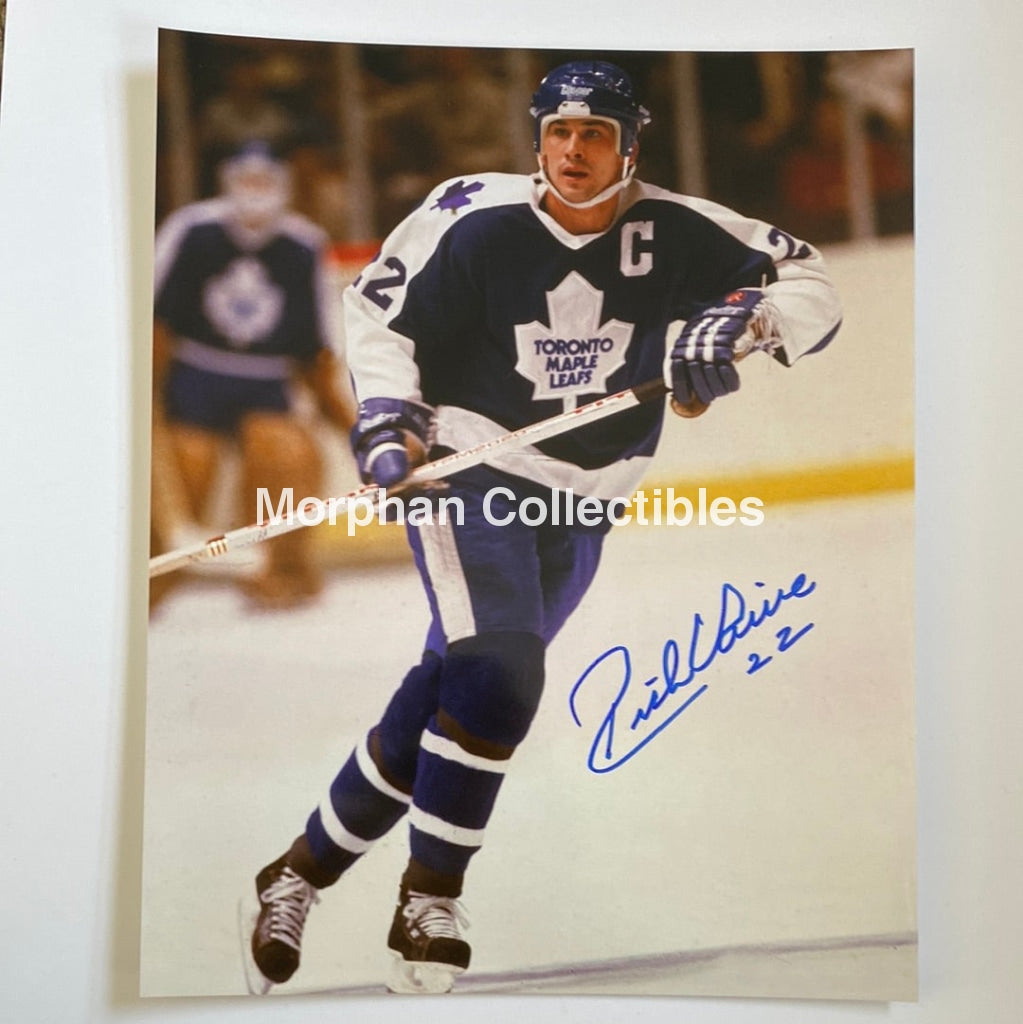 Rick Vaive - Autographed 8X10 Photo Toronto Maple Leafs #1