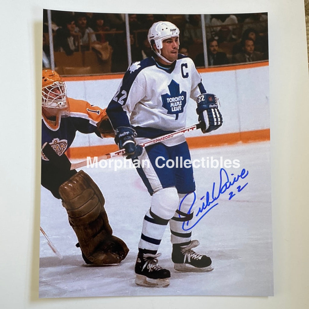 Rick Vaive - Autographed 8X10 Photo Toronto Maple Leafs #1